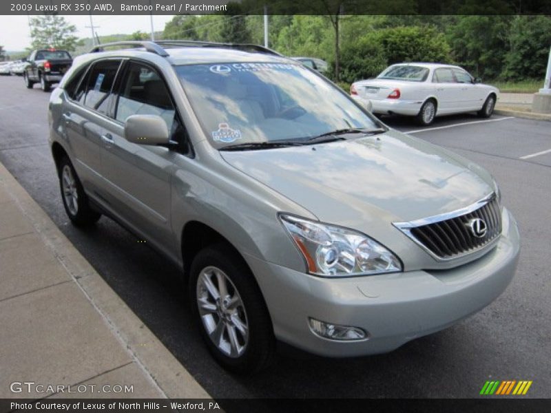 Bamboo Pearl / Parchment 2009 Lexus RX 350 AWD