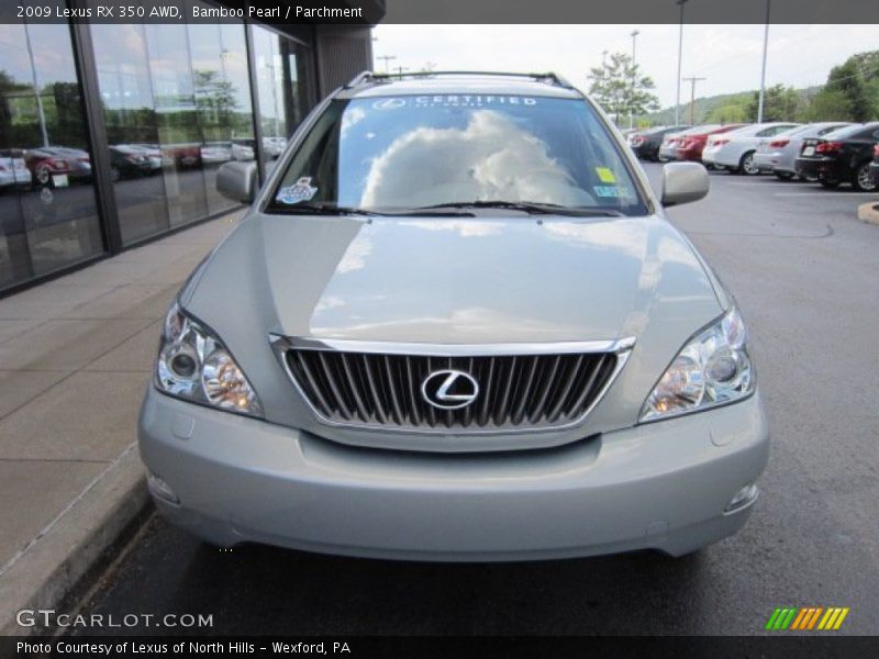 Bamboo Pearl / Parchment 2009 Lexus RX 350 AWD