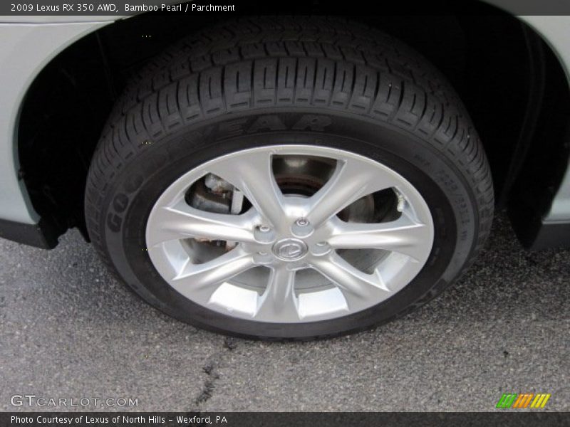 Bamboo Pearl / Parchment 2009 Lexus RX 350 AWD