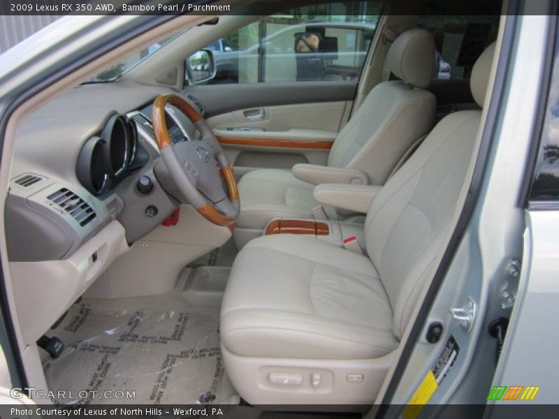 Bamboo Pearl / Parchment 2009 Lexus RX 350 AWD
