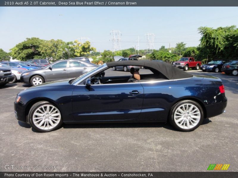  2010 A5 2.0T Cabriolet Deep Sea Blue Pearl Effect