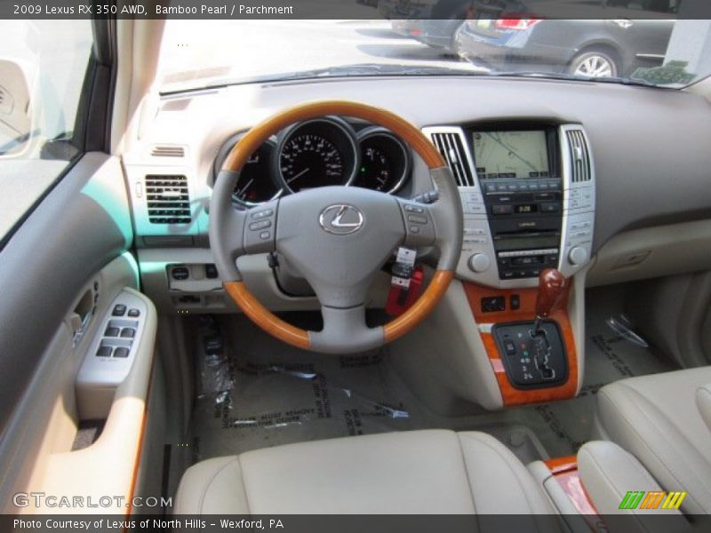 Bamboo Pearl / Parchment 2009 Lexus RX 350 AWD