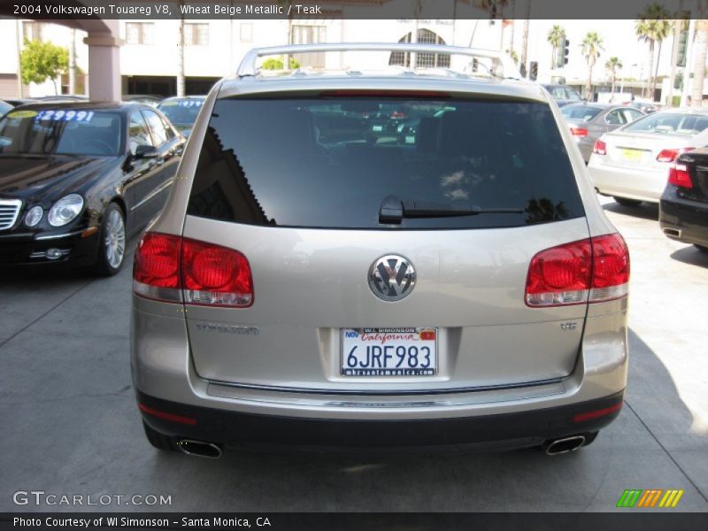 Wheat Beige Metallic / Teak 2004 Volkswagen Touareg V8