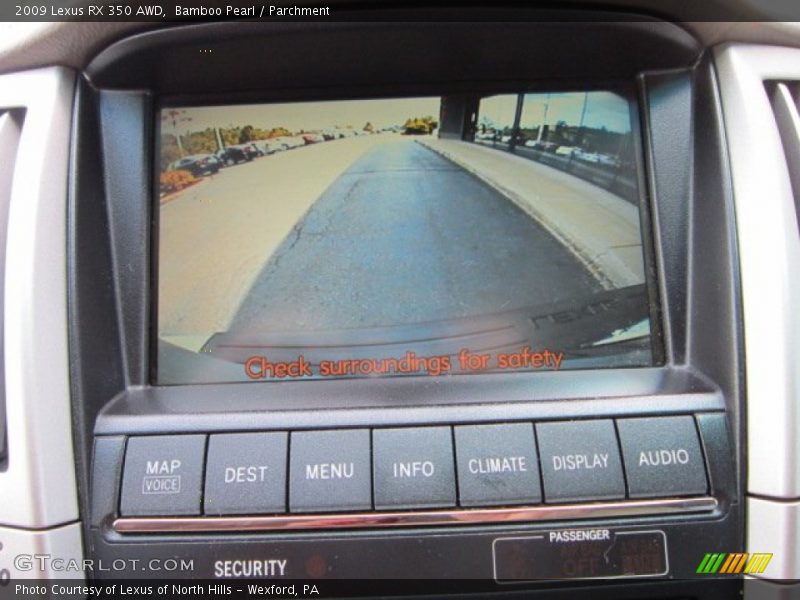 Bamboo Pearl / Parchment 2009 Lexus RX 350 AWD