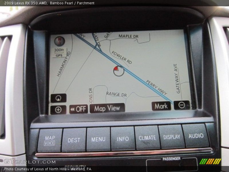 Bamboo Pearl / Parchment 2009 Lexus RX 350 AWD