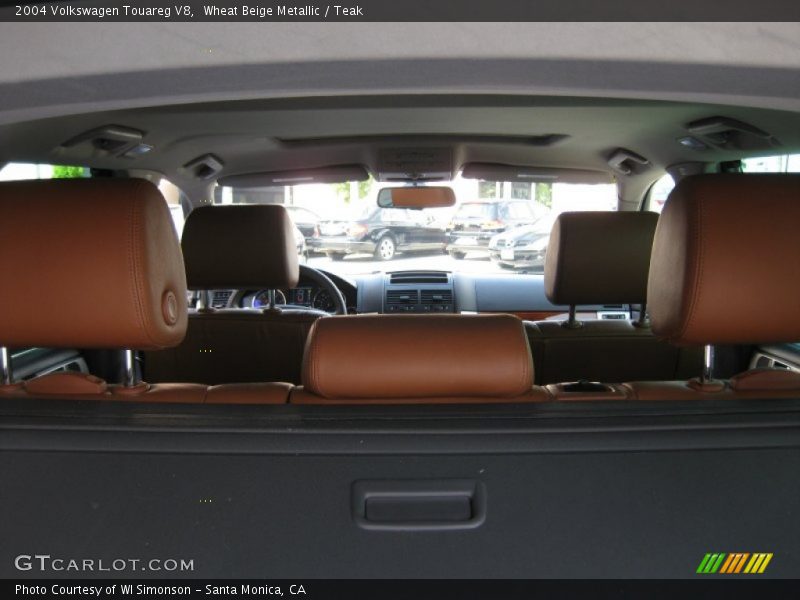 Wheat Beige Metallic / Teak 2004 Volkswagen Touareg V8