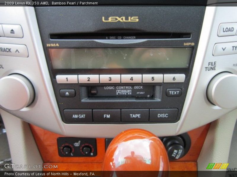 Bamboo Pearl / Parchment 2009 Lexus RX 350 AWD