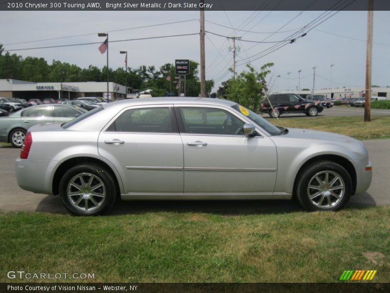 Bright Silver Metallic / Dark Slate Gray 2010 Chrysler 300 Touring AWD
