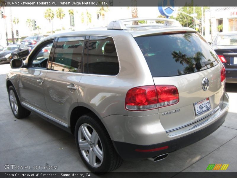 Wheat Beige Metallic / Teak 2004 Volkswagen Touareg V8