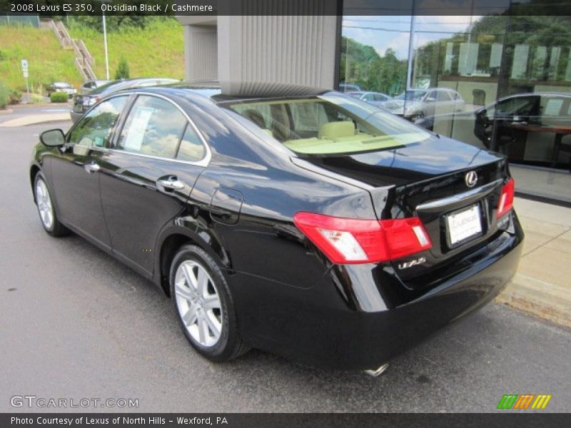 Obsidian Black / Cashmere 2008 Lexus ES 350
