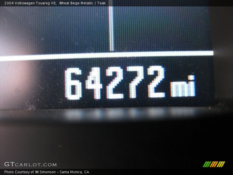 Wheat Beige Metallic / Teak 2004 Volkswagen Touareg V8