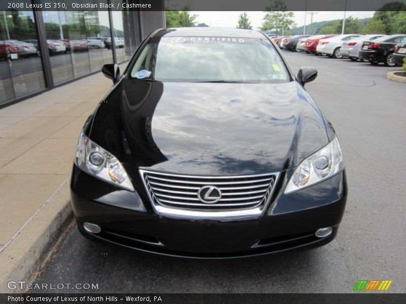 Obsidian Black / Cashmere 2008 Lexus ES 350