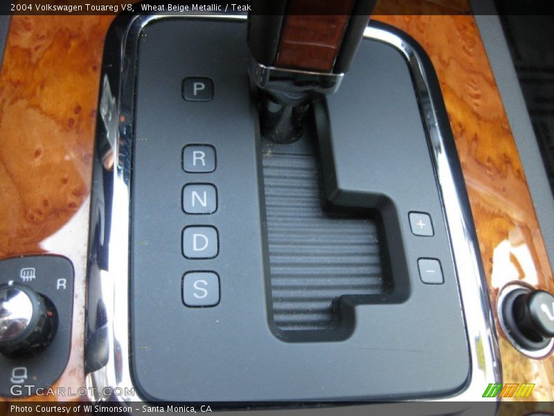 Wheat Beige Metallic / Teak 2004 Volkswagen Touareg V8