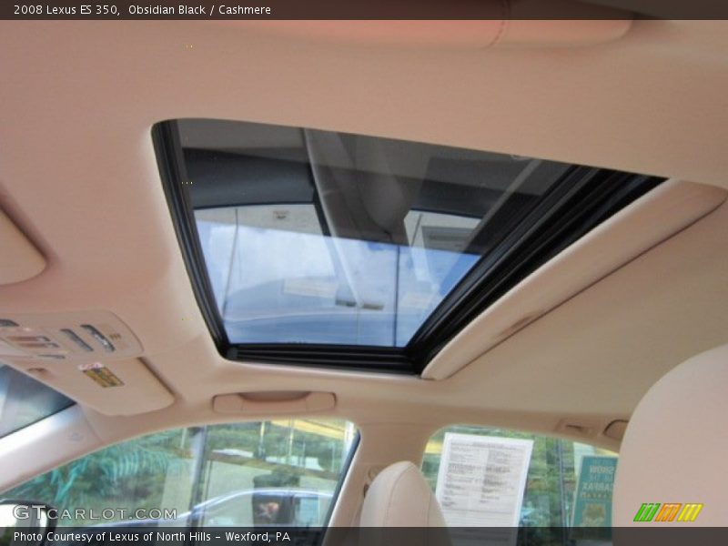 Obsidian Black / Cashmere 2008 Lexus ES 350