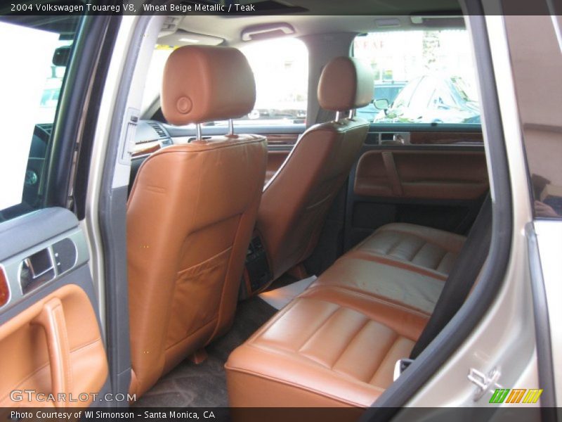 Wheat Beige Metallic / Teak 2004 Volkswagen Touareg V8