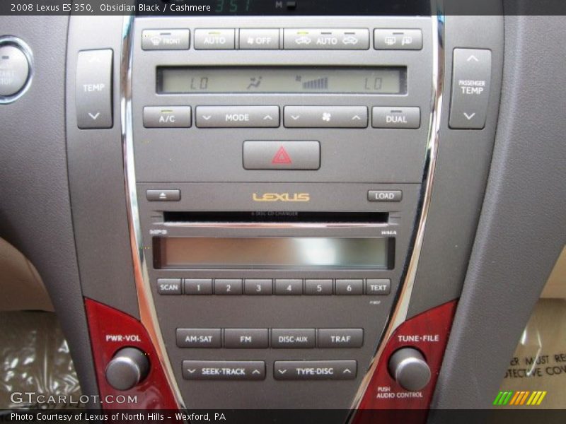 Obsidian Black / Cashmere 2008 Lexus ES 350