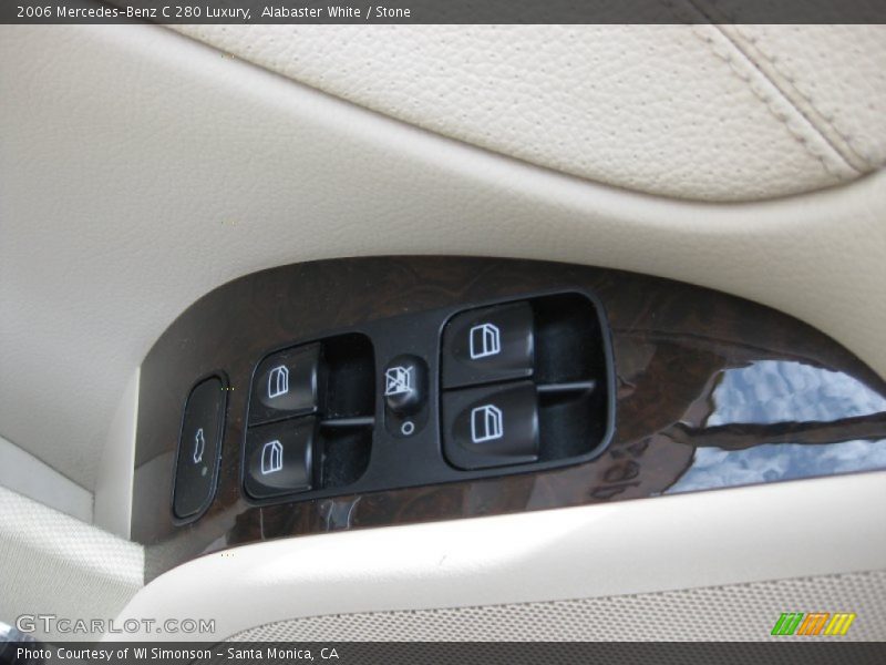 Alabaster White / Stone 2006 Mercedes-Benz C 280 Luxury