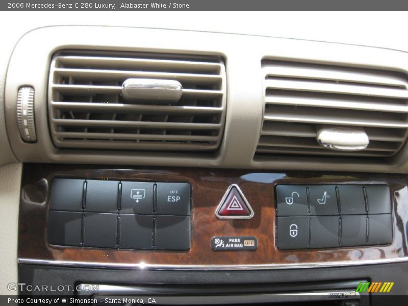 Alabaster White / Stone 2006 Mercedes-Benz C 280 Luxury