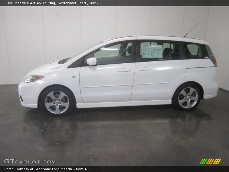 Whitewater Pearl / Black 2006 Mazda MAZDA5 Touring