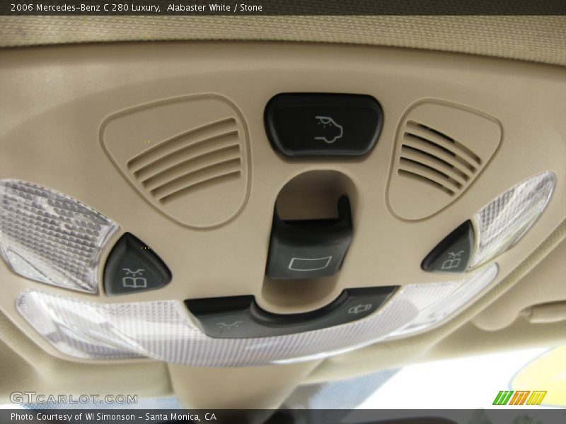 Alabaster White / Stone 2006 Mercedes-Benz C 280 Luxury