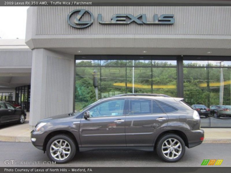 Truffle Mica / Parchment 2009 Lexus RX 350 AWD