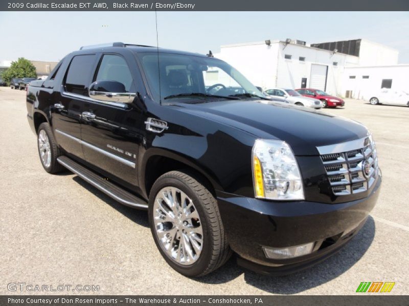 Front 3/4 View of 2009 Escalade EXT AWD