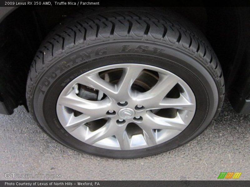Truffle Mica / Parchment 2009 Lexus RX 350 AWD