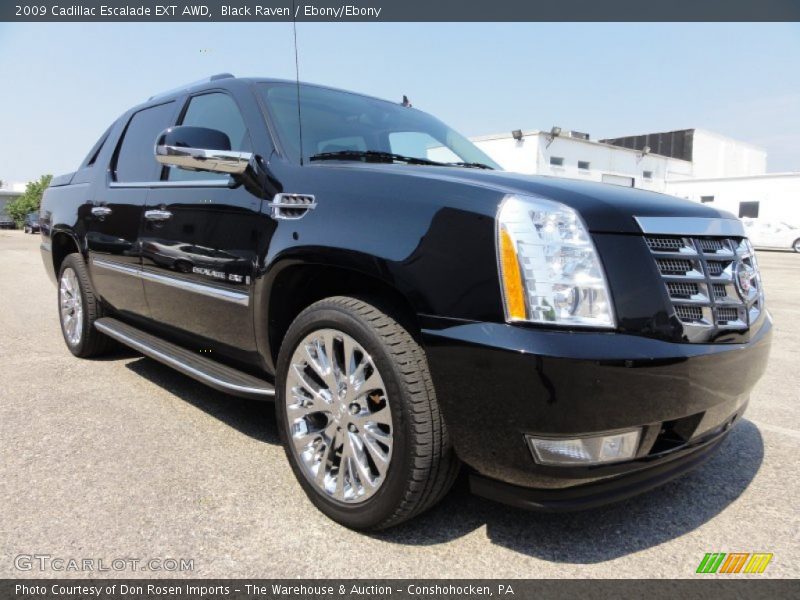 Front 3/4 View of 2009 Escalade EXT AWD