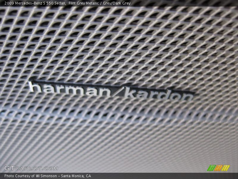 Flint Grey Metallic / Grey/Dark Grey 2009 Mercedes-Benz S 550 Sedan