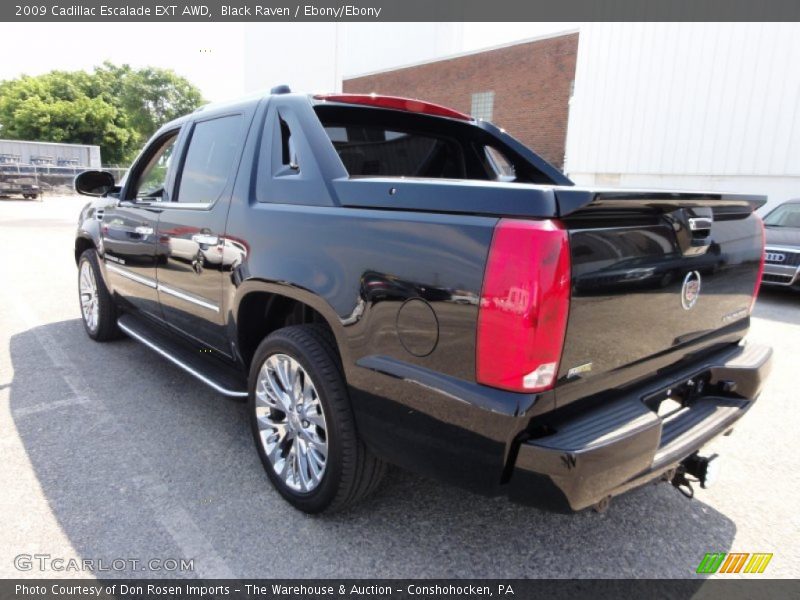 Black Raven / Ebony/Ebony 2009 Cadillac Escalade EXT AWD