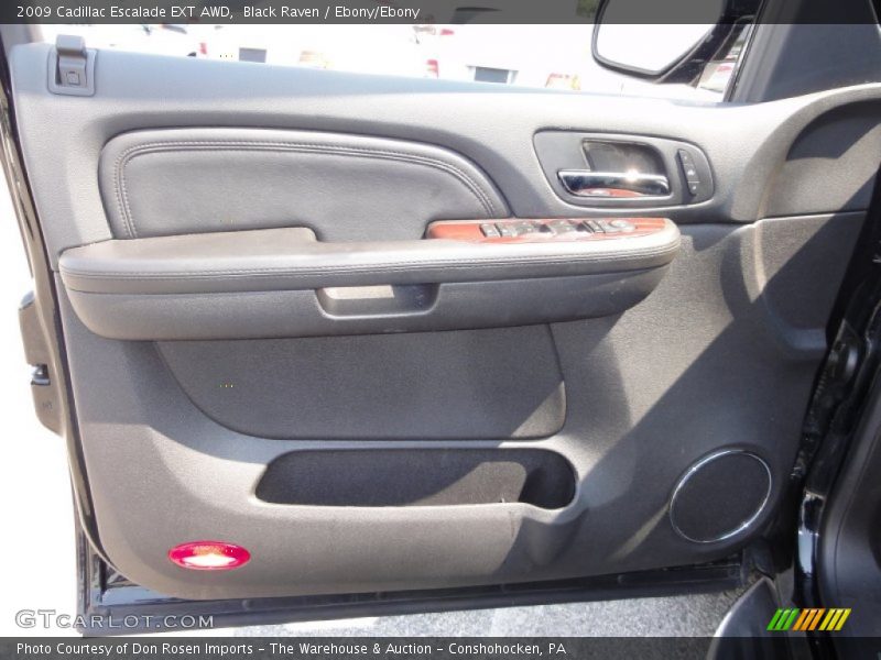 Black Raven / Ebony/Ebony 2009 Cadillac Escalade EXT AWD