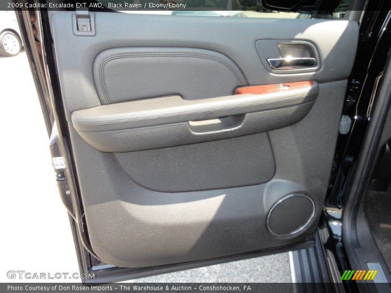 Black Raven / Ebony/Ebony 2009 Cadillac Escalade EXT AWD