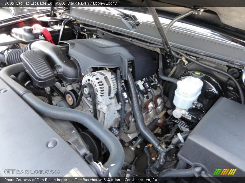  2009 Escalade EXT AWD Engine - 6.2 Liter OHV 16-Valve VVT Flex-Fuel V8