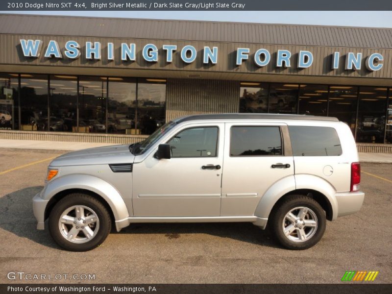 Bright Silver Metallic / Dark Slate Gray/Light Slate Gray 2010 Dodge Nitro SXT 4x4