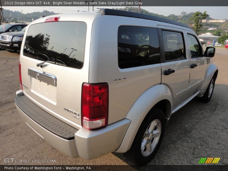 Bright Silver Metallic / Dark Slate Gray/Light Slate Gray 2010 Dodge Nitro SXT 4x4