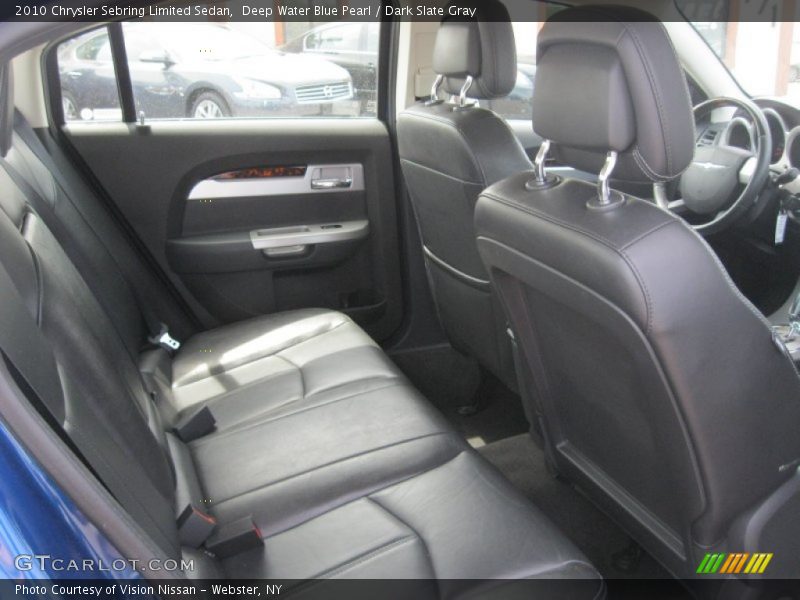Deep Water Blue Pearl / Dark Slate Gray 2010 Chrysler Sebring Limited Sedan