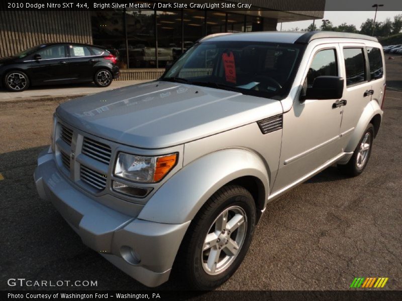 Bright Silver Metallic / Dark Slate Gray/Light Slate Gray 2010 Dodge Nitro SXT 4x4