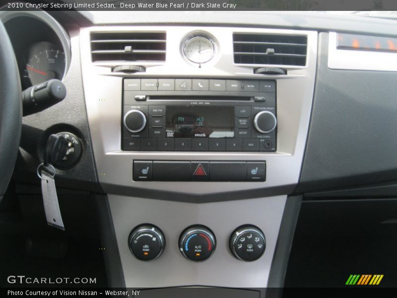 Deep Water Blue Pearl / Dark Slate Gray 2010 Chrysler Sebring Limited Sedan