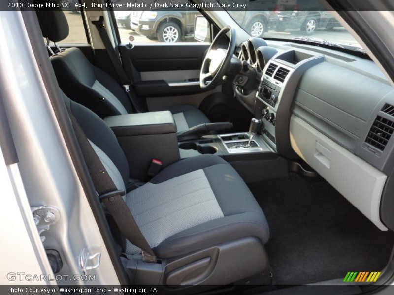Bright Silver Metallic / Dark Slate Gray/Light Slate Gray 2010 Dodge Nitro SXT 4x4