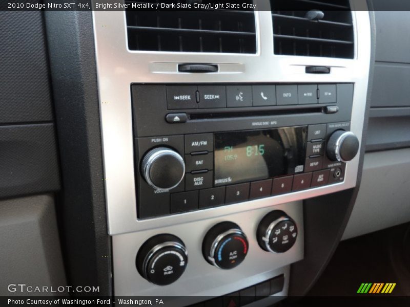 Bright Silver Metallic / Dark Slate Gray/Light Slate Gray 2010 Dodge Nitro SXT 4x4
