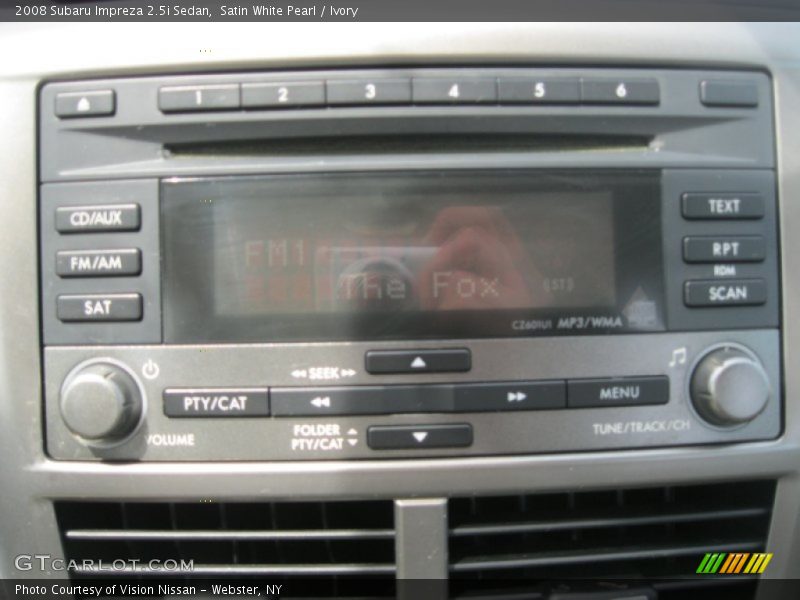 Satin White Pearl / Ivory 2008 Subaru Impreza 2.5i Sedan
