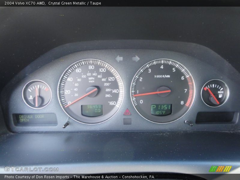 Crystal Green Metallic / Taupe 2004 Volvo XC70 AWD