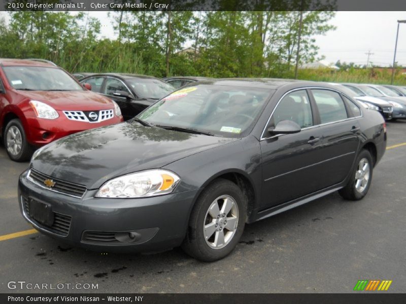 Cyber Gray Metallic / Gray 2010 Chevrolet Impala LT