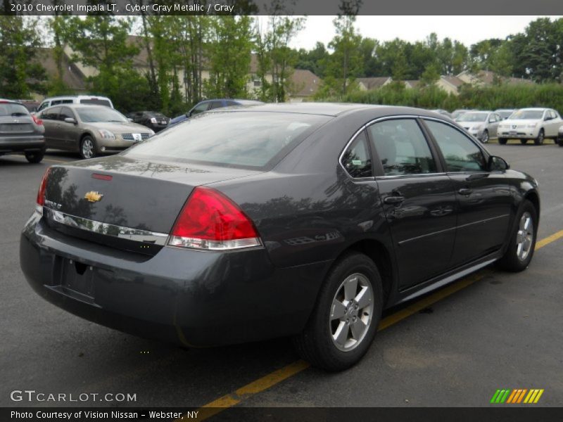 Cyber Gray Metallic / Gray 2010 Chevrolet Impala LT