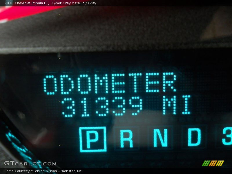 Cyber Gray Metallic / Gray 2010 Chevrolet Impala LT