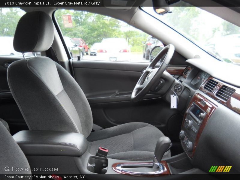 Cyber Gray Metallic / Gray 2010 Chevrolet Impala LT
