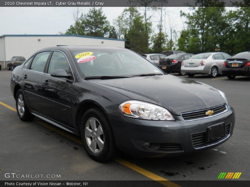 Cyber Gray Metallic / Gray 2010 Chevrolet Impala LT