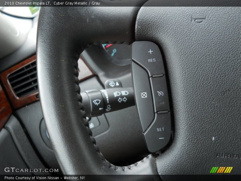 Cyber Gray Metallic / Gray 2010 Chevrolet Impala LT