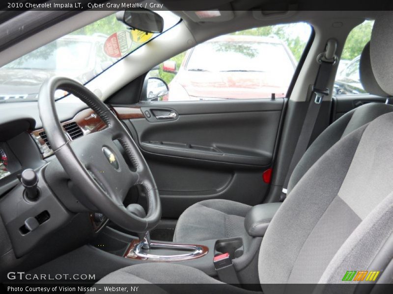 Cyber Gray Metallic / Gray 2010 Chevrolet Impala LT