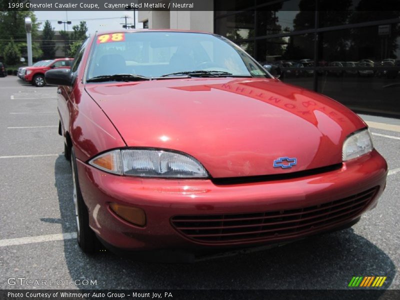  1998 Cavalier Coupe Cayenne Red Metallic